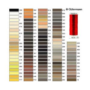 BOBINA 100 METROS GUTERMANN COLORES TIERRA
