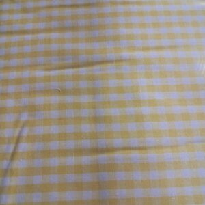 POPELIN CUADRO 50 AMARILLO 100%ALGODON COLOR 6011