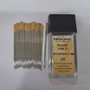 AGUJAS OJO LARGO N2 TUBO 20 U