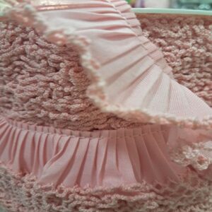 PLISADO CON PIQUILLO 3CM ROSA