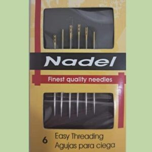 AGUJA CIEGA ENHEBRADO ARRIBA PACK 6