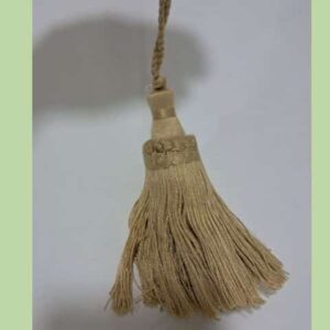 BORLA ALGODÓN COLOR ORO 11CM