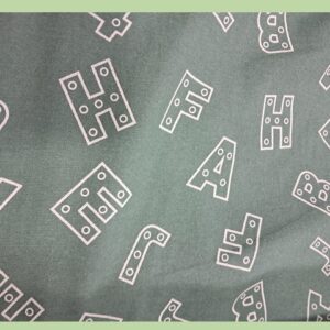 FRANELA LETRAS VERDE